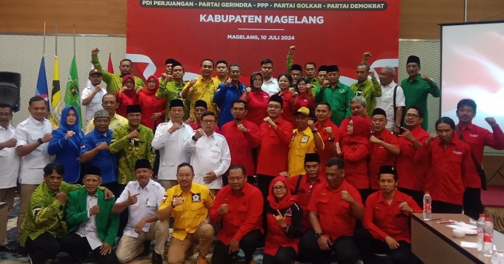 Lima Partai di Magelang Usung Pasangan Grengseng-Sahid di Pilkada&nbsp;2024