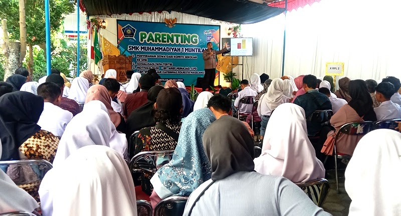 Sebanyak 495 Siswa Baru dan Orang Tua Ikuti Parenting di SMK Muhammadiyah I&nbsp;Muntilan