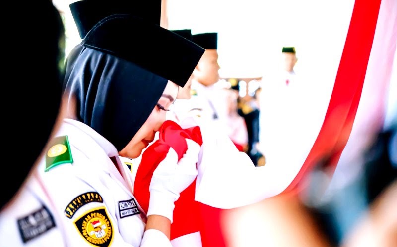 Kukuhkan Paskibraka 2024, Kyai Mansyur Sebut Paskibraka adalah&nbsp;Teladan