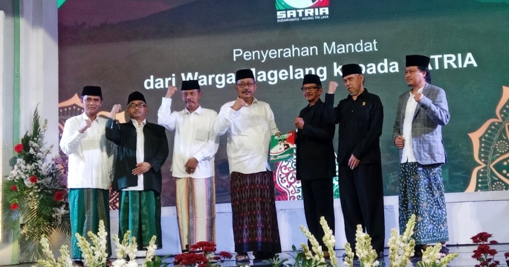 Warga Nahdliyin dan Mantan Bupati Magelang Deklarasi Dukung Satria Maju Pilbup Magelang&nbsp;2024
