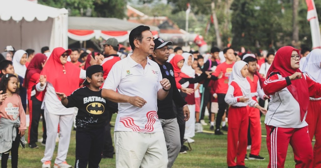 Senam Bersama Semarakkan HUT RI Ke 79 Tingkat Kabupaten&nbsp;Magelang