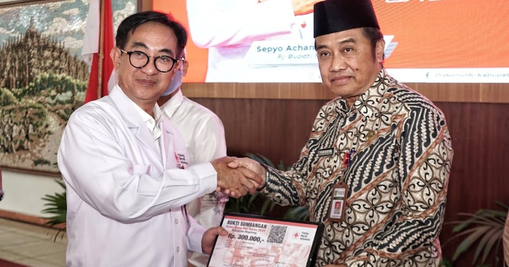 Pj Bupati Magelang Canangkan Bulan Dana PMI Tahun&nbsp;2024