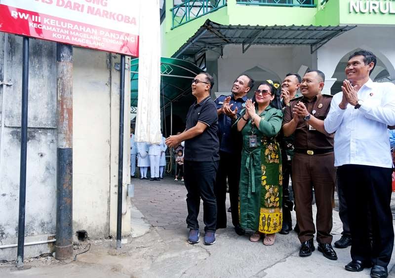 Bogeman dan Juritan Kota Magelang Dicanangkan Jadi Kampung Bebas&nbsp;Narkoba