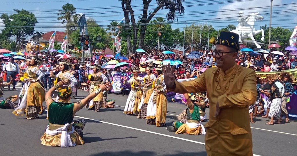 Meriah..Ethno Carnival 2024 di Alun-alun Kota&nbsp;Magelang